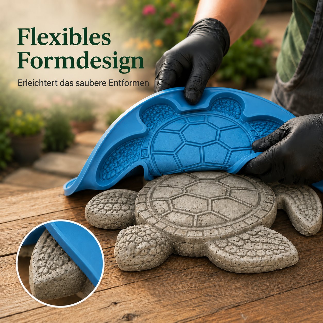 💥 LAST DAY: 49% off – 🌊 Reusable mold for nautical-themed garden decorations