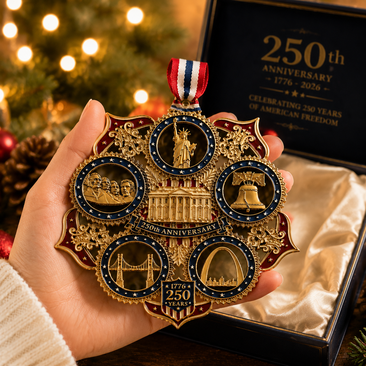 🔥Last 10pcs🔥250th Anniversary Christmas Tree Ornament