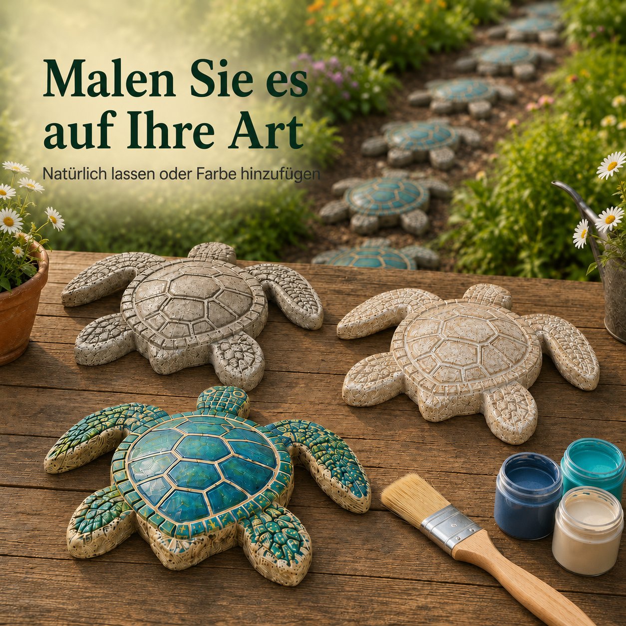 💥 LAST DAY: 49% off – 🌊 Reusable mold for nautical-themed garden decorations