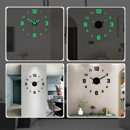 🥳2026 HOT SALE🥳💞50K+ SOLD!💥⏰3D DIY Luminous Acrylic Wall Clock Set