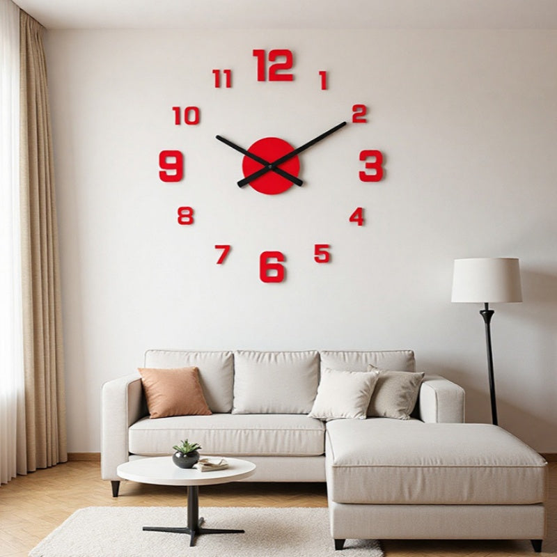 🥳2026 HOT SALE🥳💞50K+ SOLD!💥⏰3D DIY Luminous Acrylic Wall Clock Set